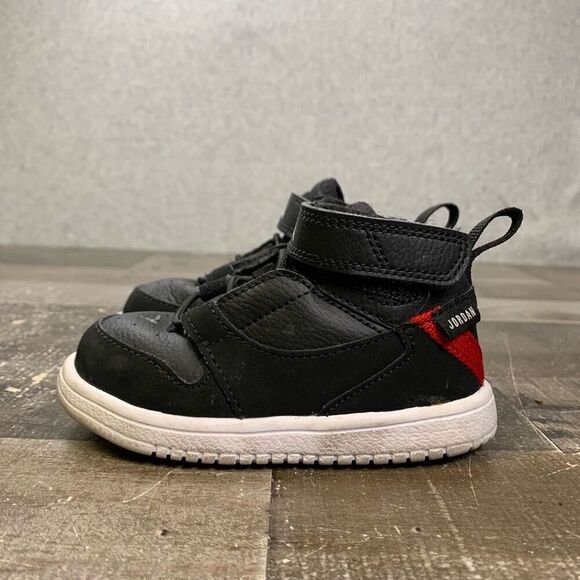 Jordan fadeaway toddler 6c shoes black red athletic sneakers - Picture 3 of 10